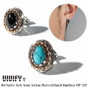【VIVIFY 正規店】VIVIFY ビビファイ ピアス シルバー ネイティブ Old Native Style Stone Setting Pierce/k18gold Ro…