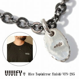 【VIVIFY 正規店】VIVIFY ビビファイ ネックレス シルバー Rice Top(mirror finish)