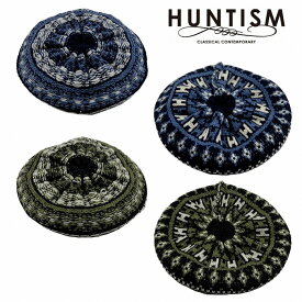 【あす楽対応】【HUNTISM 正規店】HUNTISM ハンティズム ニットベレー 帽子 ノルディック柄 Inside Out Nordic Beret