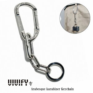 yVIVIFY KXzVIVIFY rrt@C Vo[ Jri Arabesque karabiner Keychain