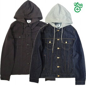 【20％OFFセール】【あす楽対応】【LRG 正規店】LRG エルアールジー デニムジャケット Gジャン パーカー TWO FOR ONE HOODED JACKET