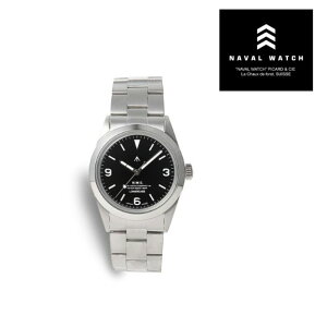 �yNAVAL WATCH ���K�X�zNAVAL WATCH Produced By LOWERCASE �i�o���E�H�b�` �r���v �~���^���[ FRXF001 Sweep Second Sec.hands Boys Oyster S/S 3 links Metal band