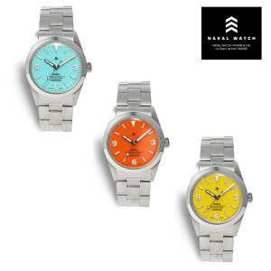 �yNAVAL WATCH ���K�X�zNAVAL WATCH Produced By LOWERCASE �i�o���E�H�b�` �r���v �~���^���[ FRXF008 FRXF009 FRXF010 Sweep Second Sec.hands Boys Oyster S/S 3 links Metal band