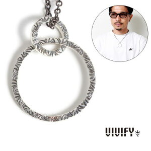 �yVIVIFY ���K�X�zVIVIFY �r�r�t�@�C �l�b�N���X �V���o�[ �c�C�������N�g�b�v Side Arabesque Twin Link Glasses Holder Necklace(L)