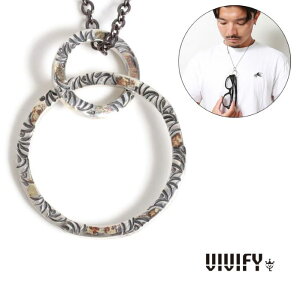 �yVIVIFY ���K�X�zVIVIFY �r�r�t�@�C �l�b�N���X �V���o�[ �c�C�������N�g�b�v Side Arabesque Twin Link Glasses Holder Necklace(L) w/gold