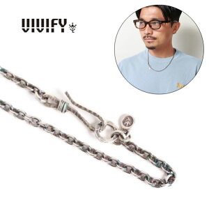 �yVIVIFY ���K�X�zVIVIFY �r�r�t�@�C �l�b�N���X �V���o�[ �A�Y�L�`�F�[�� Hallmarks Clasp Chain 3.4 x 50cm