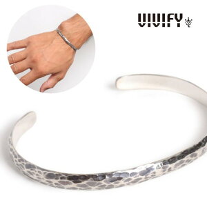 �yVIVIFY ���K�X�zVIVIFY �r�r�t�@�C �o���O�� �V���o�[ Back Hallmarks Bangle/Hammered finish/Round