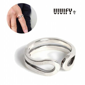 【送料無料】【VIVIFY 正規店】VIVIFY ビビファイ リング 指輪 シルバー Loopin’ Ring/Mirror finish