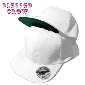 BlessedCrow BaseballCap メンズ レディース キャップ ブランド 帽子 白 深め帽子 紫外線 UV 対策 つば まっすぐ 無地 シンプル ベーシック