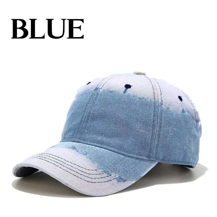 楽天市場】【全品P5倍中】濃淡デニム CabronDenim キャップ ブリーチ 