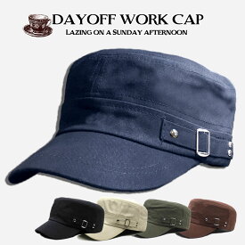 【店内P5倍中】Dayoff ワークキャップ 帽子 メンズ レディース 薄手 蒸れにくい 涼しい キャップ 夏 春夏 男性 女性 無地 ワンポイント 帽子屋 ブランド 吉祥寺