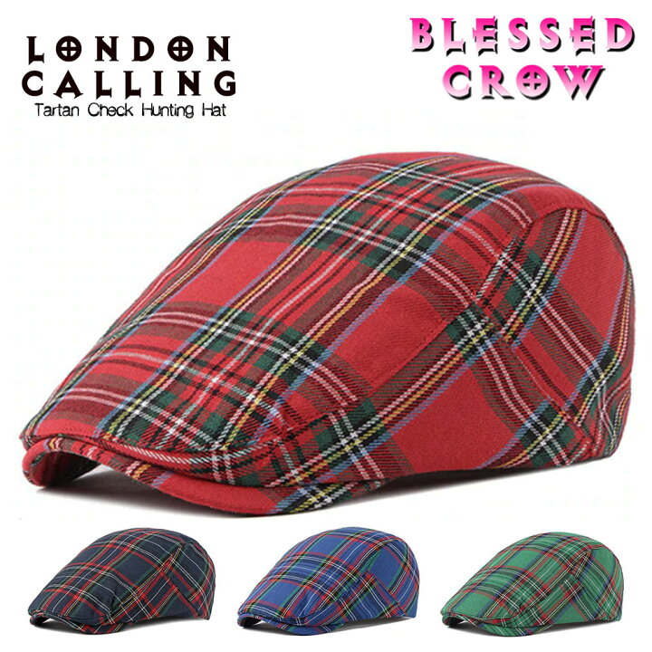 楽天市場 タータンチェック ハンチング レディース メンズ 帽子 オールシーズン 春 夏 秋 冬 ブリティッシュ 英国 ハイランド ファッション チェック プラッド 柄 帽子屋 Blessed Crow