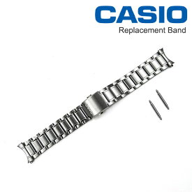 カシオ 純正バンド MDV-107D専用ベルト メタル SS 弓菅 三つ折れ金具 バネ棒付 22mm [10660851_040] 対応機種＝MDV-107 / MDV-107D / MDV-106D / MDV-106 [ネコポス配送]