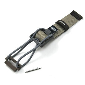 3068 カシオ プロトレック純正バンド PRJ-B001B-5JF専用ベルト バンジーコードバンド レバー式バネ棒付 (10680480_0022-10680481_008-10680483_005-10600698_001) 23mm protrek クロスバンド+ゴムバンド アースカラー カーキ グレー 砂茶系 [ネコポス配送]