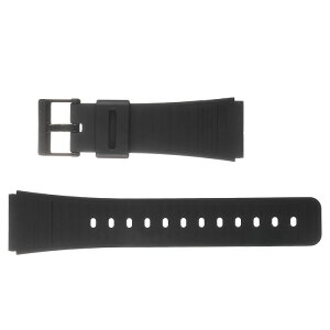 �J�V�I �����o���h DBC62-1(676) ��p�x���g ��t�΂˖_�t�� �E���^������ �u���b�N 22mm (70378364_22-72011783) �Ή��@�큁DBC62-1 / DBC61-1A / DBC62-1 / DBC62-9G / DBX102-1 / DATA BANK Casio Black resin strap [�l�R�|�X�z
