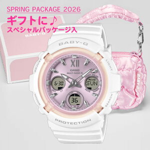�X�y�V�����p�b�P�[�W�t �V�������}����l�ւ̃M�t�g�ɍœK ���f�B�[�X �r���v g-shock CASIO BABY-G �J�V�I �x�r�[G �d�g�\�[���[ Spring Package 26 ���ʌ��� BGA-2800SP-7A1JR 22,0 2026�N2�� g�V���b�N ���f