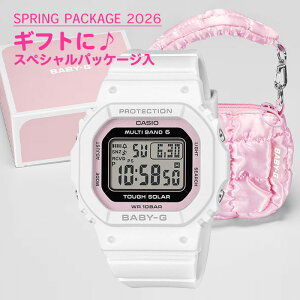 �X�y�V�����p�b�P�[�W�t �V�������}����l�ւ̃M�t�g�ɍœK ���ʌ��� ���f�B�[�X �r���v CASIO �J�V�I BABY-G �x�r�[G �\�[���[�d�g �f�W�^�� Spring Package 26 BGD-5650SP-7CJR 19,0 2026�N2�� �d�r�����s