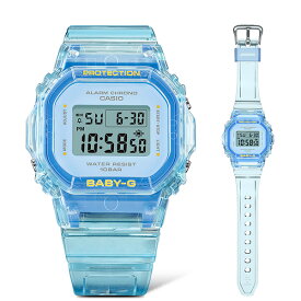 クリアカラー デジタル 腕時計 レディース ベビーG Summer Jelly Colors BGD-565-10000 BABY-G bgd565sj_us casio gショックレディース かわいい キュート サマー 夏 爽やか ファッション 海 プール クリア ブルー ピンク イエロー ホワイト