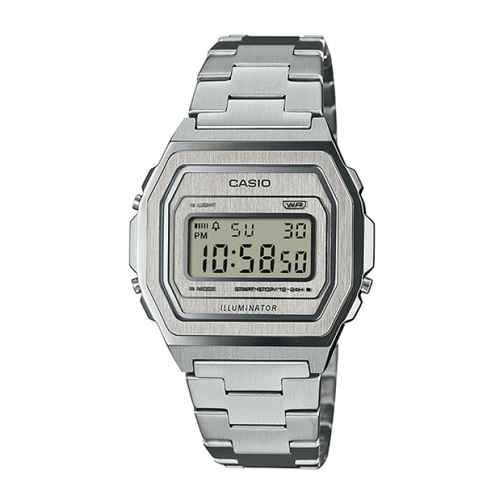 楽天市場】CASIO CLASSIC デジタル時計 シルバーカラー カシオ 