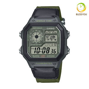 Ki JVI [h^C @\fW^EHb` En} fW^ rv CASIO AE-1200WHUB-3AJF 7.0 2025N9 10Ch dr10N LEDobNCg COs COԊmFɕ֗