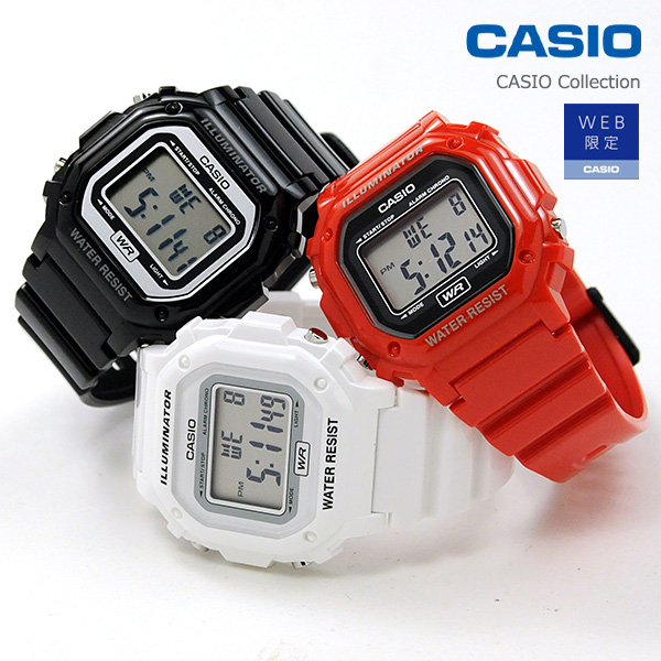 楽天市場】カシオ デジタル ウォッチ ブラック 腕時計 CASIO F-108WHC