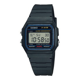 ネコポス配送品 F-91W-1JH カシオ 腕時計 CASIO 2,0 メンズ デジタル ウォッチ 薄型 軽量21g 正規品 [チープカシオ プチプライス チプカシ プチプラ]　サイズフリー 小学生 中学生 男性 女性 シンプル