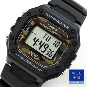 WEB���胂�f�� CASIO �f�W�^�� ���� �J���t���[�W�� �r���v �����Y W-218H-5BJF 3,0 [ �l�R�|�X�z�� ] ���ʌ������ �`�v�J�V �l�C �`�[�v�J�V�I 5�C���h�� �X�N�G�A �d�r����7�N �j�����p �M�t�g ��