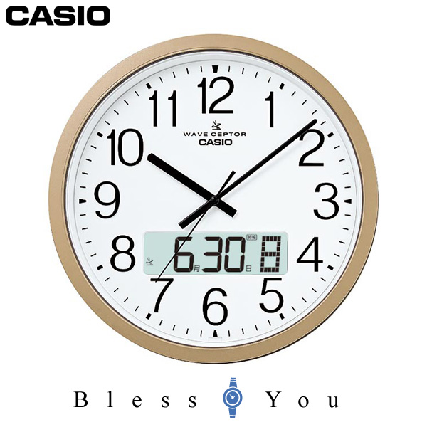 正規品 税込 送料無料 ラッピング無料 正規メーカー保証付き カシオ チャイムクロック 日本製 壁掛け カレンダー付の大型タイプ IC-4100J-9JF 時報や任意の時刻にチャイムを最大24回報音 電波時計