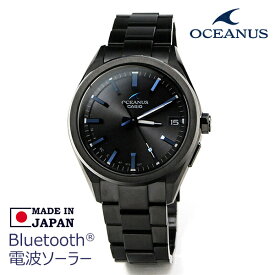 casio オシアナス 腕時計 メンズ 電波ソーラー モバイルリンク 時計 日本製 OCW-T200SB-1AJF