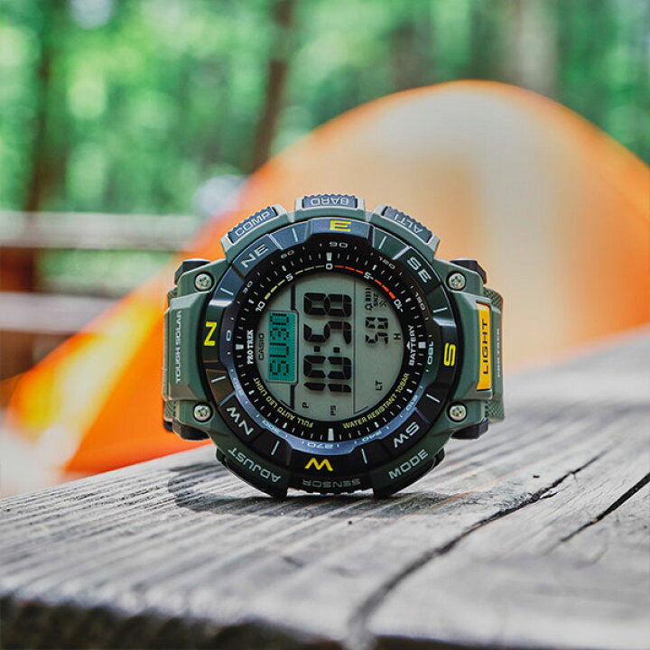 カシオ プロトレック デジタル タフソーラー 腕時計 メンズ CASIO PRO TREK 2022年8月 PRG-340-1JF 27,0● バイオマスプラスチック採用 方位、気圧/高度、温度計測 日の出/日の入り時刻表示 アウトドア 登山 ハイキング トレッキング 釣り