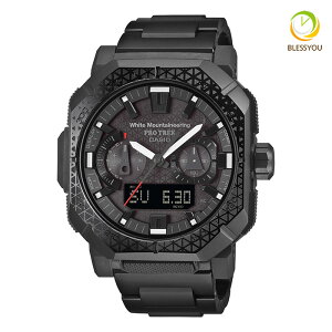 White Mountaineering �z���C�g�}�E���e�j�A�����O �R���{���[�V�������f�� �r���v PROTREK �v���g���b�N �\�[���[�d�g���v CASIO �J�V�I WHITE MOUNTAINEERING PRW-B1000WM-1JR 128,0 ������׃��f�� 2026�N2���g��