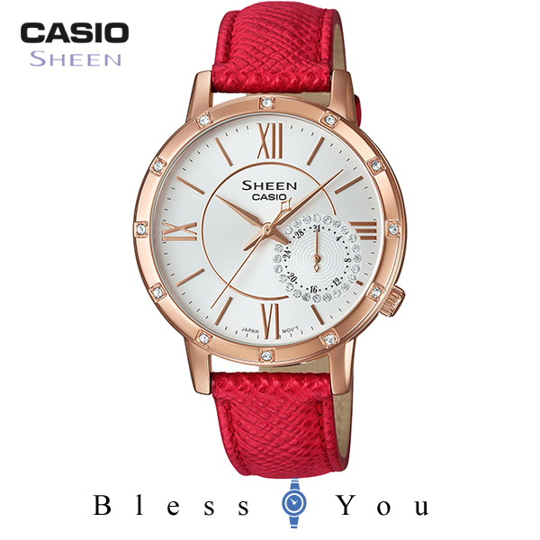 正規品 送料無料 ラッピング無料 CASIO SHEEN カシオ 腕時計 20 評判 買い取り レディース 0 SHE-3046GLP-7BJF シーン 2019年8月