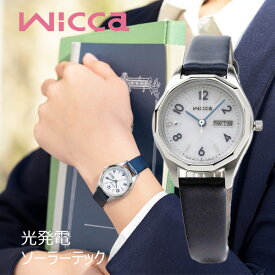 入学祝い 就職祝い シチズン ソーラー レディース 腕時計 ウィッカ CITIZEN KH3-517-10 17,0 レザーバンド アラビア数字