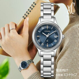 腕時計 レディース腕時計 シチズン アナログ ソーラー ソーラー電波 国内モデル 防滴 防水 クロスシー（シチズン） CITIZEN XC ソーラー電波 腕時計 レディース シチズン クロスシー ES9490-61L 87,0 10月発売 ネイビー/ブルー