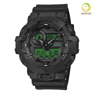 G-SHOCK G�V���b�N �r���v �����Y CASIO �J�V�I BLACK AND ELECTRO GREEN GA-700BEG-1AJF 17,0 2026�N4��