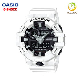 G-SHOCK gショック 白 ホワイト 腕時計 メンズ CASIO カシオ GA-700-7AJF (15,5)