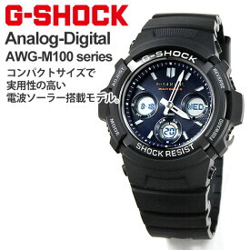 CASIO G-SHOCK カシオ ソーラー電波 腕時計 メンズ Gショック AWG-M100SB-2AJF 25,0 B10TCH