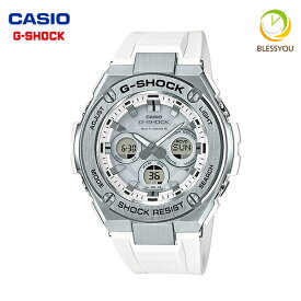 G-SHOCK gショック 白 ホワイト ソーラー 電波 腕時計 メンズ CASIO カシオ Gスチール CASIO 腕時計 メンズ タフソーラー GST-W310-7AJF 40,0 SSS