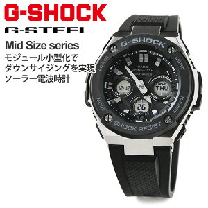 Ki G-SHOCK \[[dg rv Y GST-W300-1AJF 40,0 dg\[[ GSTW300 W[VbN GVbN GX`[ G-STEEL W[X`[ CASIO JVI