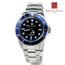 サルバトーレマーラ メンズ 腕時計 SALVATORE MARRA sm22110-ssbl 43.0