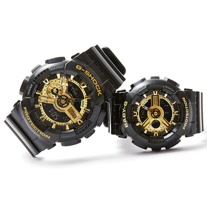 楽天市場】二人の絆 ジーショック ペアウォッチ GA-110GB-1AJF BA-110X  
