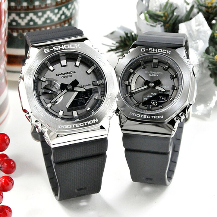 楽天市場】G-SHOCK ペアウォッチ Gショック gm-2100-1ajf gm-s2100b