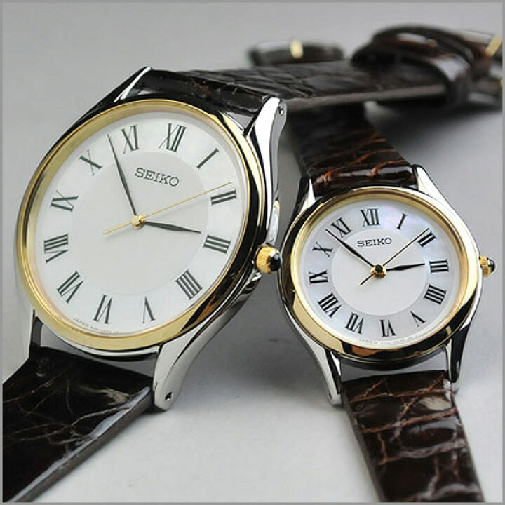 楽天市場】セイコー ドルチェ&エクセリーヌ 薄型 革ベルト combi SEIKO 