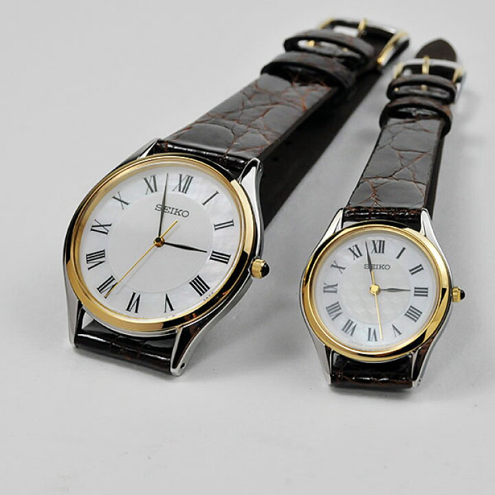 楽天市場】セイコー ドルチェ&エクセリーヌ 薄型 革ベルト combi SEIKO 