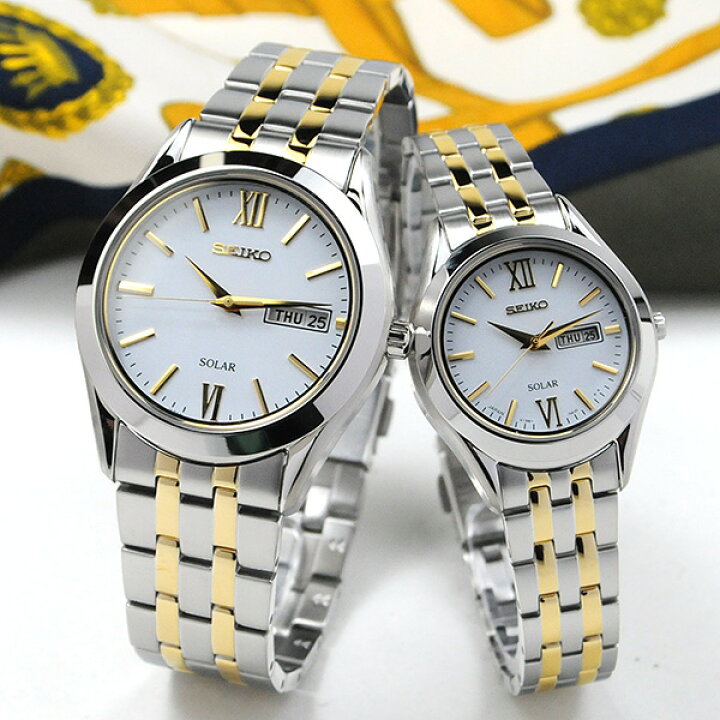 楽天市場】ペアウォッチ セイコー セレクション ソーラー SEIKO 