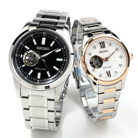 ＼ブレスユー クーポン！／ 二人の記念日に SEIKO ペアウォッチ セイコー セレクション メカニカル 機械式 自動巻 腕時計 seiko SCVE053-SSDE010 (63,0) couple watches