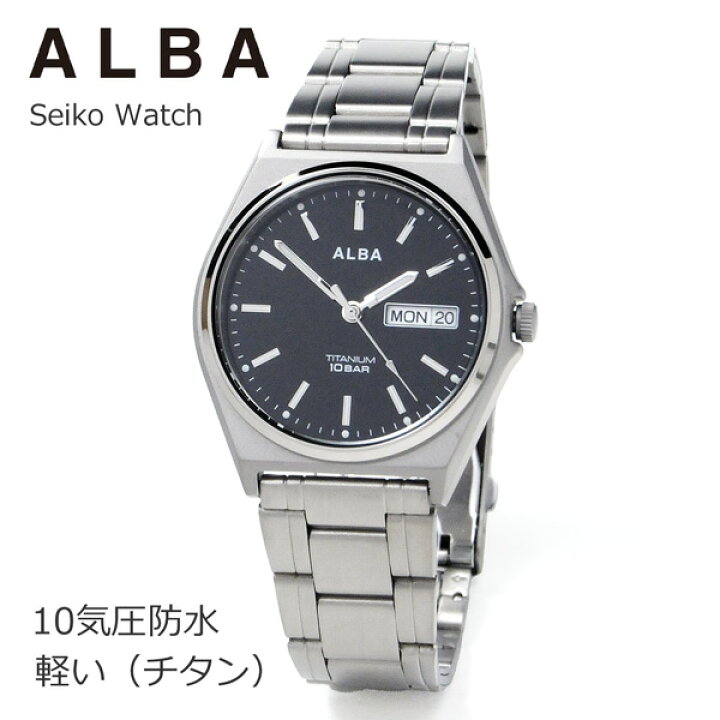 楽天市場】セイコー アルバ 腕時計 メンズ ALBA AEFJ411 15,0 10気圧 