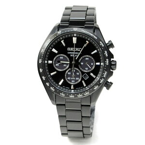 SEIKO �\�[���[ �N���m�O���t SBPY187 [47,0] �Z�C�R�[ �Z���N�V���� S�V���[�Y �����Y �r���v 10�C�� �I�[���u���b�N �l�C���f�� SEIKO SOLAR CHRONOGRAPH AllBlack