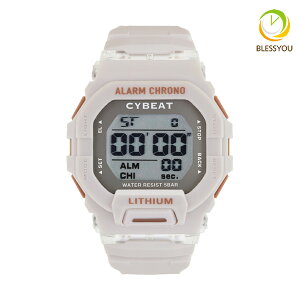 メンズ 腕時計 デジタル 手軽 安い 樹脂バンド 5気圧防水 カジュアル サイビート サンフレイム CYBEAT SUNFLAME CD2C0010-BE 2.5 佐川急便 配送 夏休み 塾