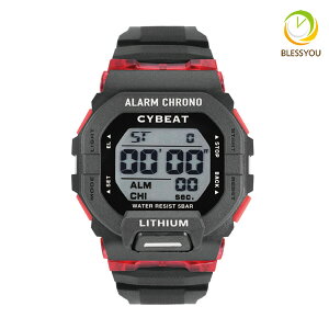 メンズ 腕時計 デジタル 5気圧防水 メンズウォッチ サイビート CYBEAT CD2C0010-W 0025 手軽 安い 防水 カジュアル 手軽 安い 軽い 低価格 お手頃 軽量 アラーム機能 ストップウォッチ カレンダー EL